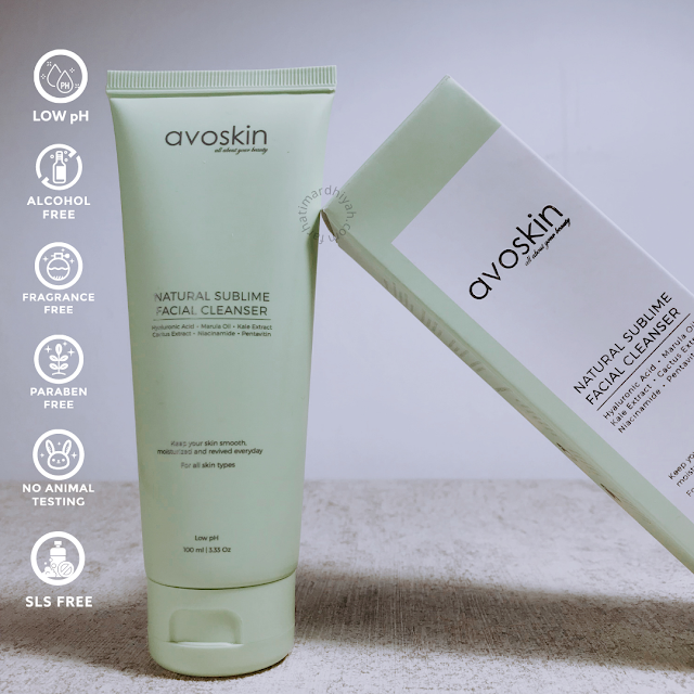 review avoskin facial cleanser, avoskin natural sublime facial cleanser, review facial cleanser avoskin untuk kulit berjerawat, review avoskin facial cleanser untuk kulit sensitif, hasil pemakaian avoskin facial cleanser